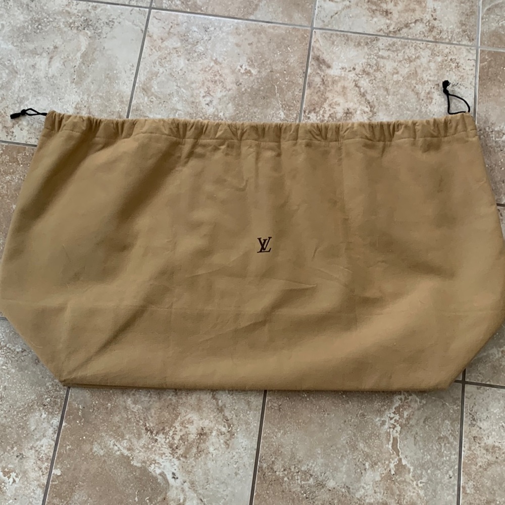 💯Authentic Louis Vuitton dust bag very large vintage